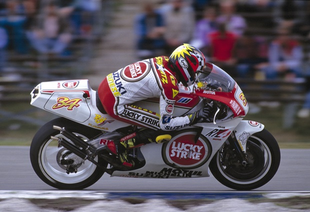 Kevin Schwantz, who will visit the 2012 Isle of Man TT, in action